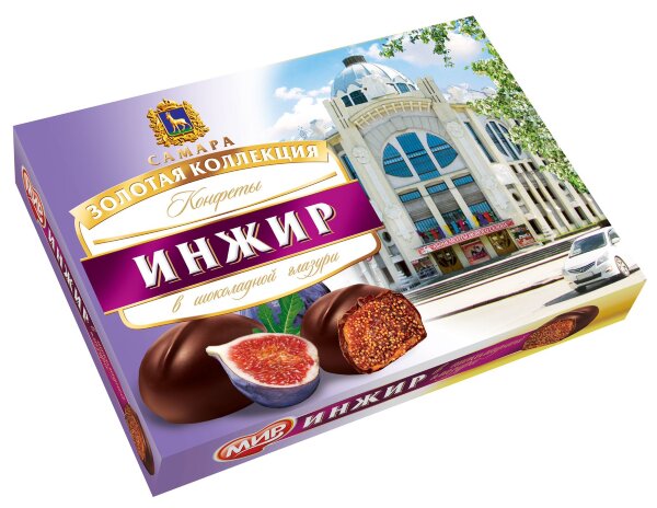 №2 КФ МИР Инжир в шоколадной глазури 160г в Евпатории